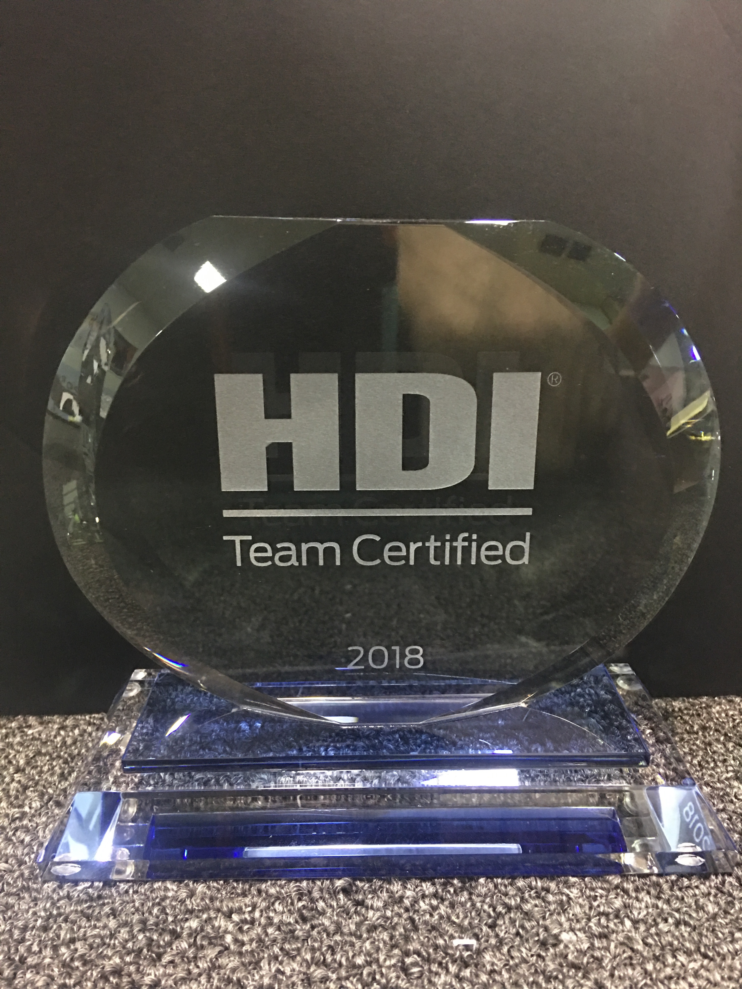 Team Certified Award
